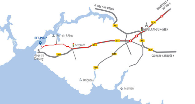 Plan d'accès de la salle de formation